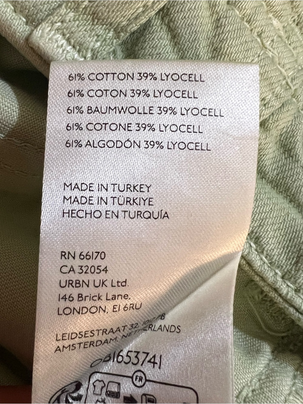 PILCRO The Breaker Mid Rise Tapered Jeans Powdered Sage Color Sz 29,30,31,32,34 - Picture 7 of 9